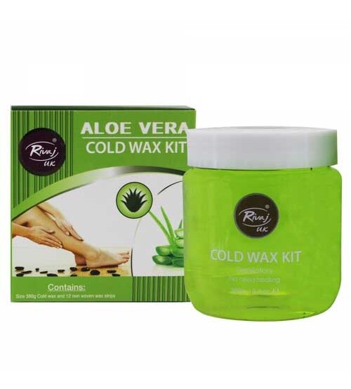 Rivaj UK Aloe Vera Cold Wax Kit 380 Gram